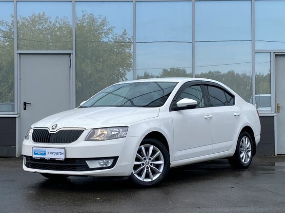 2014 Skoda Octavia III (A7), белый, 849000 рублей