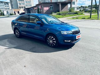 2018 Skoda Rapid I Рестайлинг, синий, 1299000 рублей, вид 5