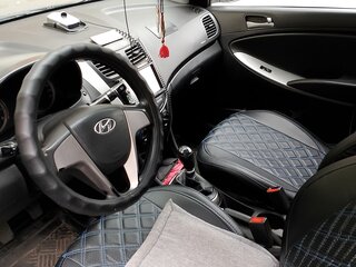 2016 Hyundai Solaris I Рестайлинг, белый, 662000 рублей, вид 4
