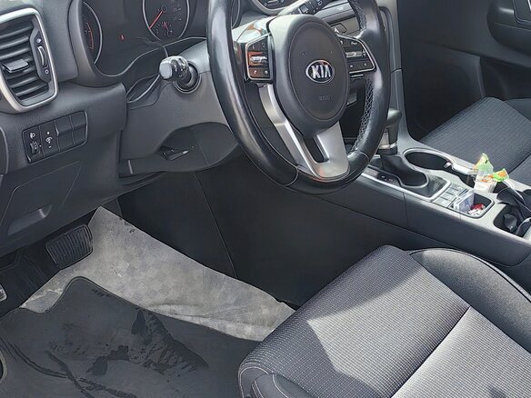 2020 Kia Sportage IV Рестайлинг, синий, 1990000 рублей - вид 4