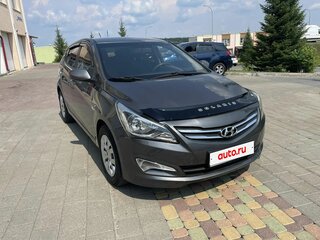 2014 Hyundai Solaris I Рестайлинг, серый, 679000 рублей, вид 3