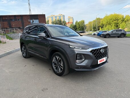 2020 Hyundai Santa Fe IV, серый, 3050000 рублей, вид 3