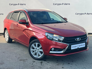 2021 Lada (ВАЗ) Vesta SW I, красный, 1155000 рублей, вид 3
