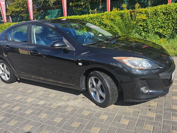 2012 Mazda 3 II (BL) Рестайлинг, чёрный, 1170000 рублей - вид 1