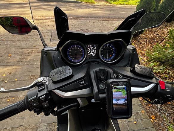 2017 Yamaha TMAX, синий, 690000 рублей - вид 16
