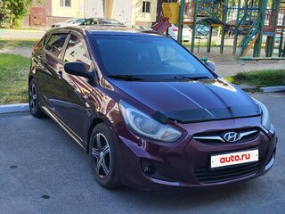 2011 Hyundai Solaris I, фиолетовый, 590000 рублей, вид 1