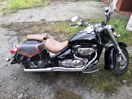 2006 Suzuki Intruder VL 400 Classic, чёрный, 455000 рублей, вид 3