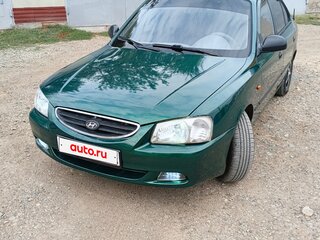 2003 Hyundai Accent ТагАЗ II, зелёный, 333000 рублей, вид 3
