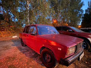1999 Lada (ВАЗ) 2107, красный, 85000 рублей, вид 2