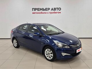 2016 Hyundai Solaris I Рестайлинг, синий, 1050000 рублей, вид 1