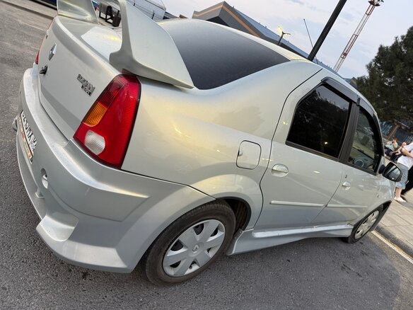 2008 Renault Logan I, серебристый, 650000 рублей - вид 7