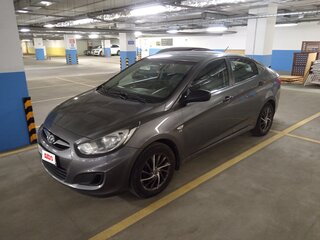 2012 Hyundai Solaris I, серый, 699900 рублей, вид 1