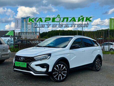 2024 Lada (ВАЗ) Vesta SW Cross I Рестайлинг (NG), белый, 1499000 рублей, вид 2
