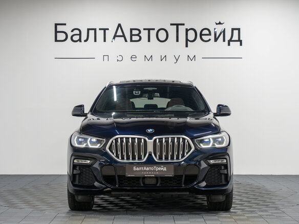 2020 BMW X6 30d III (G06), синий, 7990000 рублей - вид 3