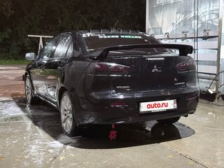 2008 Mitsubishi Lancer X, чёрный, 570000 рублей, вид 3