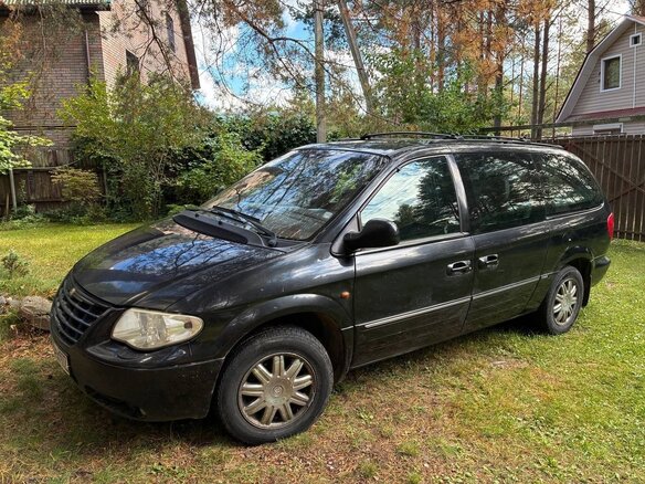 2004 Chrysler Voyager Grand IV Рестайлинг, чёрный