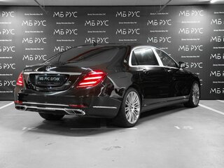 2018 Mercedes-Benz Maybach S-Класс 450 I (X222) Рестайлинг, чёрный, 4500000 рублей, вид 3