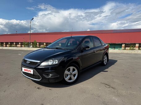 2008 Ford Focus II Рестайлинг, чёрный, 530000 рублей, вид 2