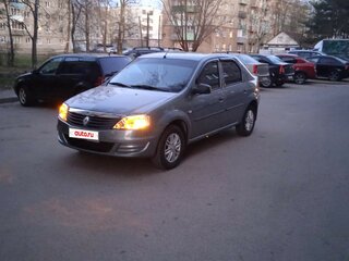 2012 Renault Logan I Рестайлинг, синий, 500000 рублей, вид 1