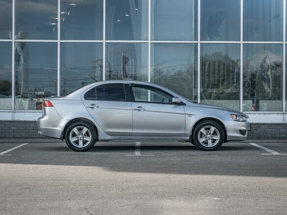 2007 Mitsubishi Lancer X, серебристый, 599000 рублей - вид 4