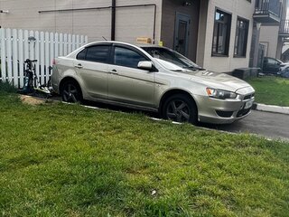 2008 Mitsubishi Lancer X, бежевый, 426000 рублей, вид 5