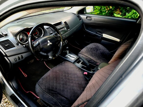 2008 Mitsubishi Lancer X, серебристый, 520000 рублей - вид 8