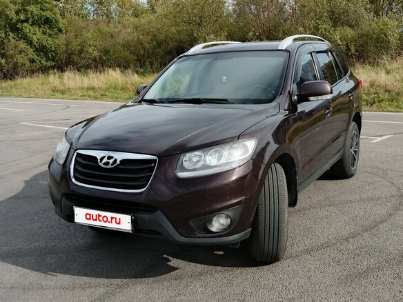 2010 Hyundai Santa Fe II Рестайлинг, коричневый, 1130000 рублей - вид 2