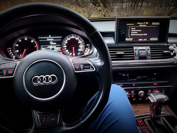 2012 Audi A6 IV (C7), белый, 1595000 рублей - вид 13