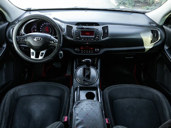 2013 Kia Sportage III, серебристый, 1229000 рублей - вид 13