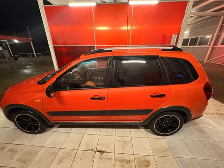 2015 Lada (ВАЗ) Kalina Cross II, оранжевый, 470000 рублей, вид 5