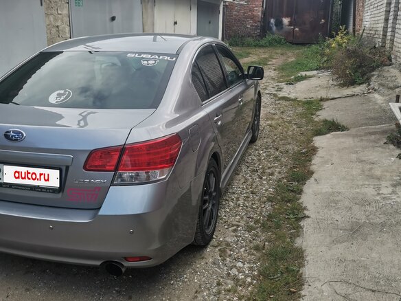 2010 Subaru Legacy GT V, серебристый - вид 4
