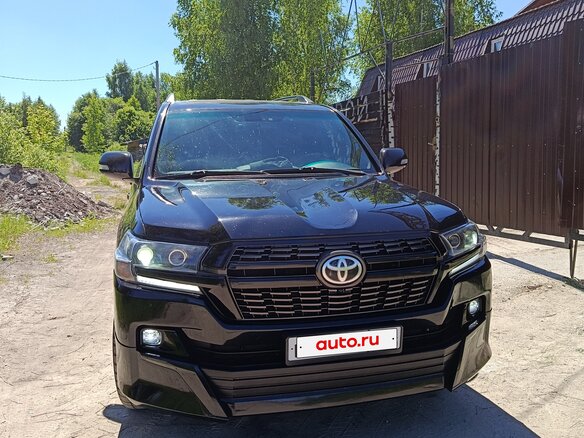 2008 Toyota Land Cruiser 200 Series, чёрный
