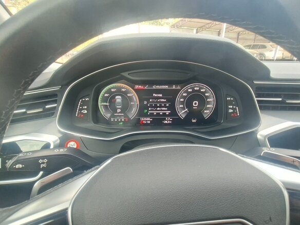 2021 Audi A6 55 TFSI e V (C8), серый, 4200000 рублей - вид 12