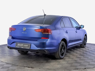 2021 Volkswagen Polo VI, синий, 1499000 рублей, вид 5