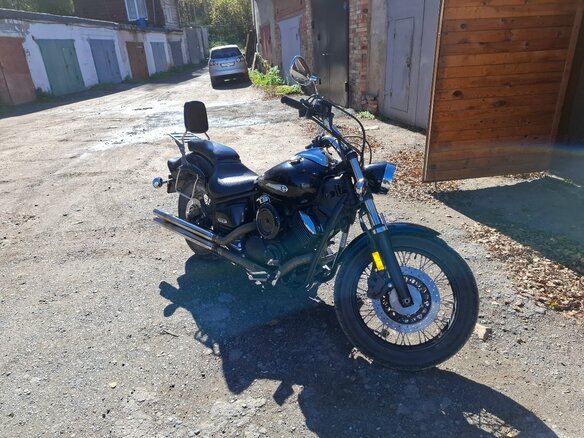 2009 Yamaha XVS1100, чёрный, 560000 рублей