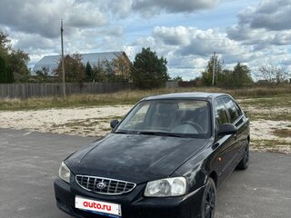 2008 Hyundai Accent ТагАЗ II, чёрный, 230000 рублей, вид 2