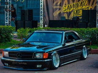 1989 Mercedes-Benz S-Класс 500 II (W126) Рестайлинг, чёрный, 3500000 рублей, вид 4