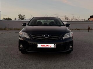 2010 Toyota Corolla X (E140, E150) Рестайлинг, чёрный, 810000 рублей, вид 2