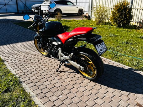 2008 Honda CB 600F Hornet, чёрный, 485000 рублей, вид 2