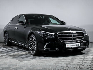 2021 Mercedes-Benz S-Класс 450 4MATIC VII (W223), чёрный, 9900000 рублей, вид 3