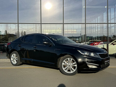 2013 Kia Optima III Рестайлинг, чёрный, 1030000 рублей, вид 2