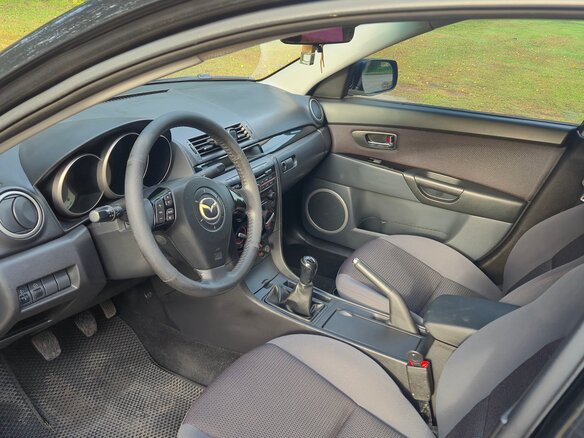 2008 Mazda 3 I (BK) Рестайлинг, чёрный, 575000 рублей - вид 11
