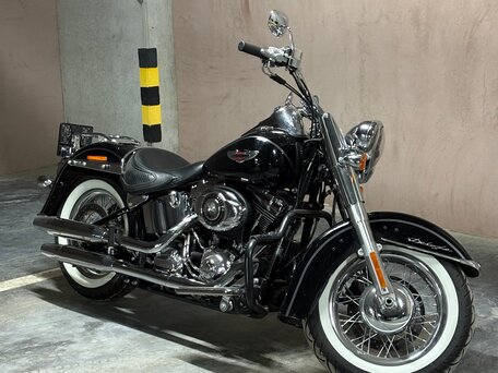 2013 Harley-Davidson Softail Deluxe, чёрный, 1197000 рублей, вид 4