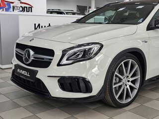 2017 Mercedes-Benz GLA AMG 45 AMG I (X156) Рестайлинг, белый, 3349000 рублей, вид 3