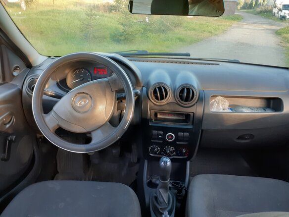 2014 Lada (ВАЗ) Largus I, серый, 600000 рублей - вид 5