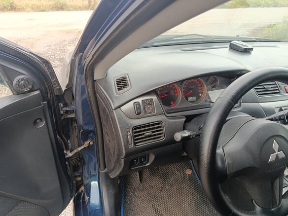 2006 Mitsubishi Lancer IX Рестайлинг, синий, 120000 рублей - вид 6
