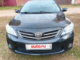 2010 Toyota Corolla X (E140, E150) Рестайлинг, чёрный, 700000 рублей, вид 1