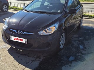 2014 Hyundai Solaris I, чёрный, 400000 рублей, вид 1