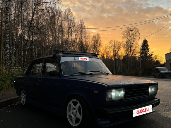 2007 Lada (ВАЗ) 2107, синий, 175000 рублей