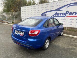 2020 Lada (ВАЗ) Granta I Рестайлинг, синий, 395000 рублей, вид 4